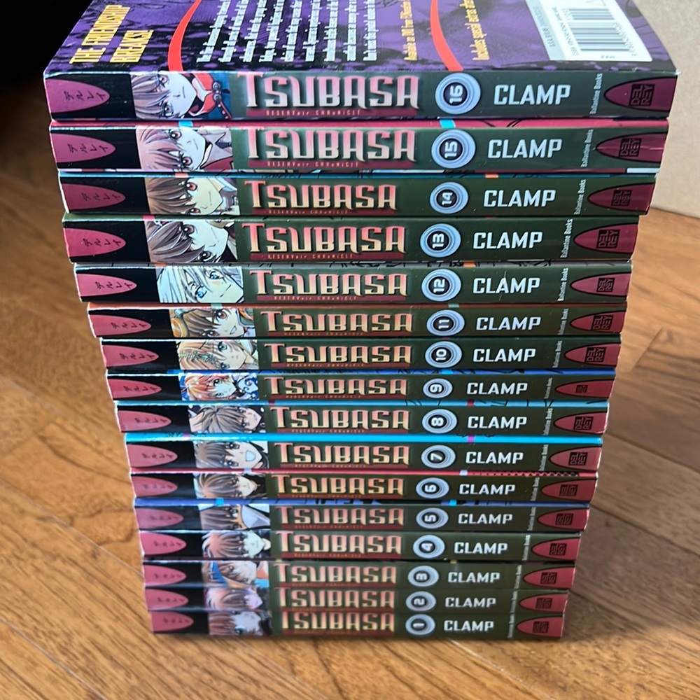 Tsubasa anime books Vol 1-16 and Character guide!